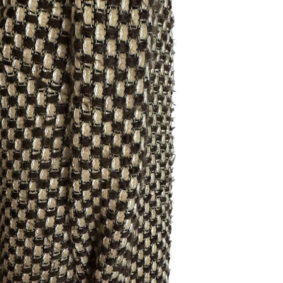 Grace Dane Lewis Vienna Wool Blend Faux Fur Trim Coat Size 6 Vanilla Latte Multi - Picture 11 of 11